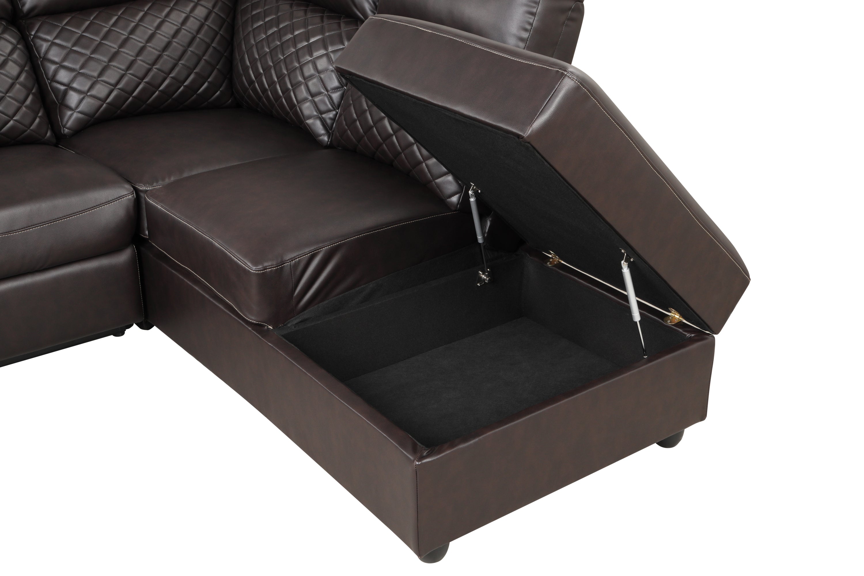 Charlotte Sectional (Brown)