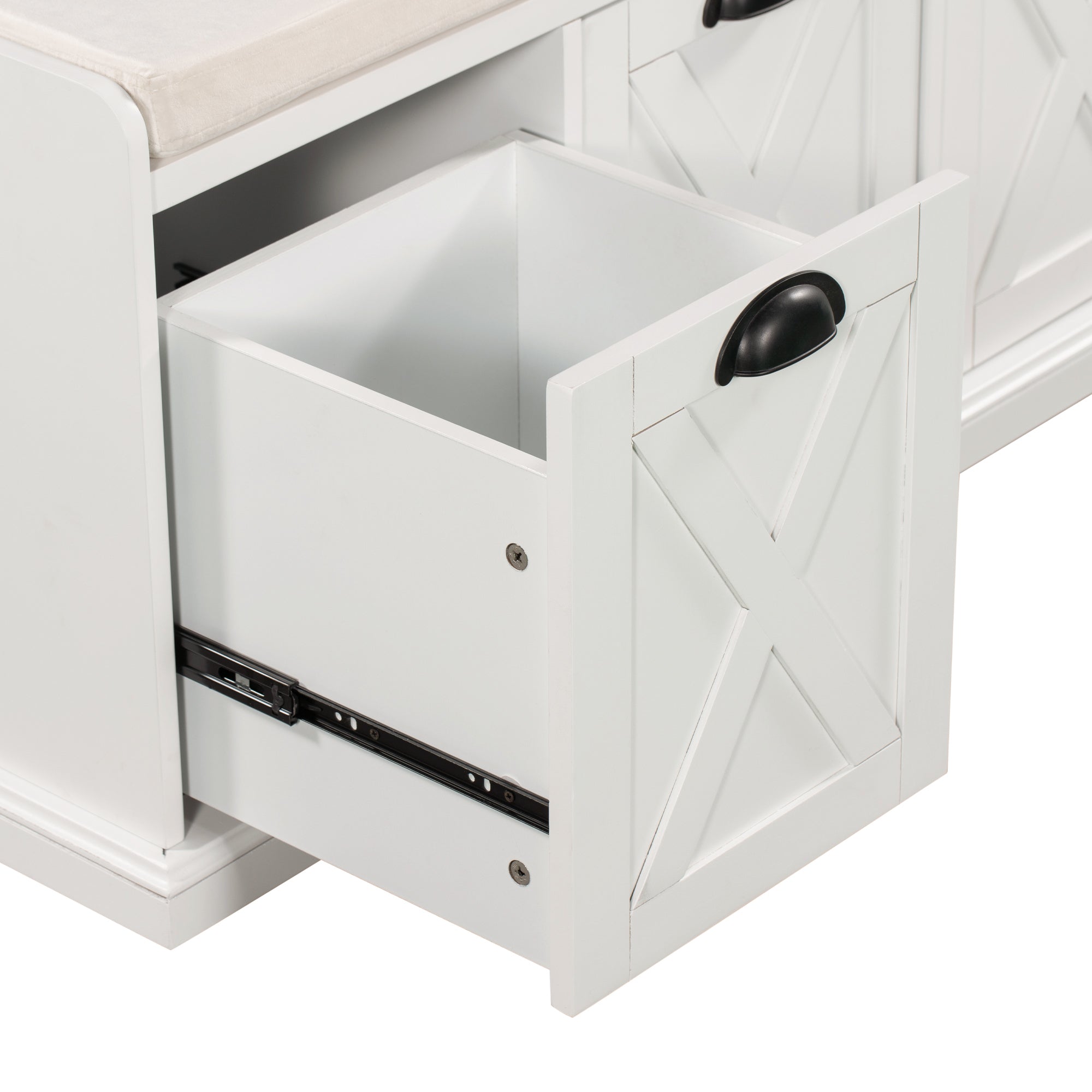 TREXM Storage Bench (White)