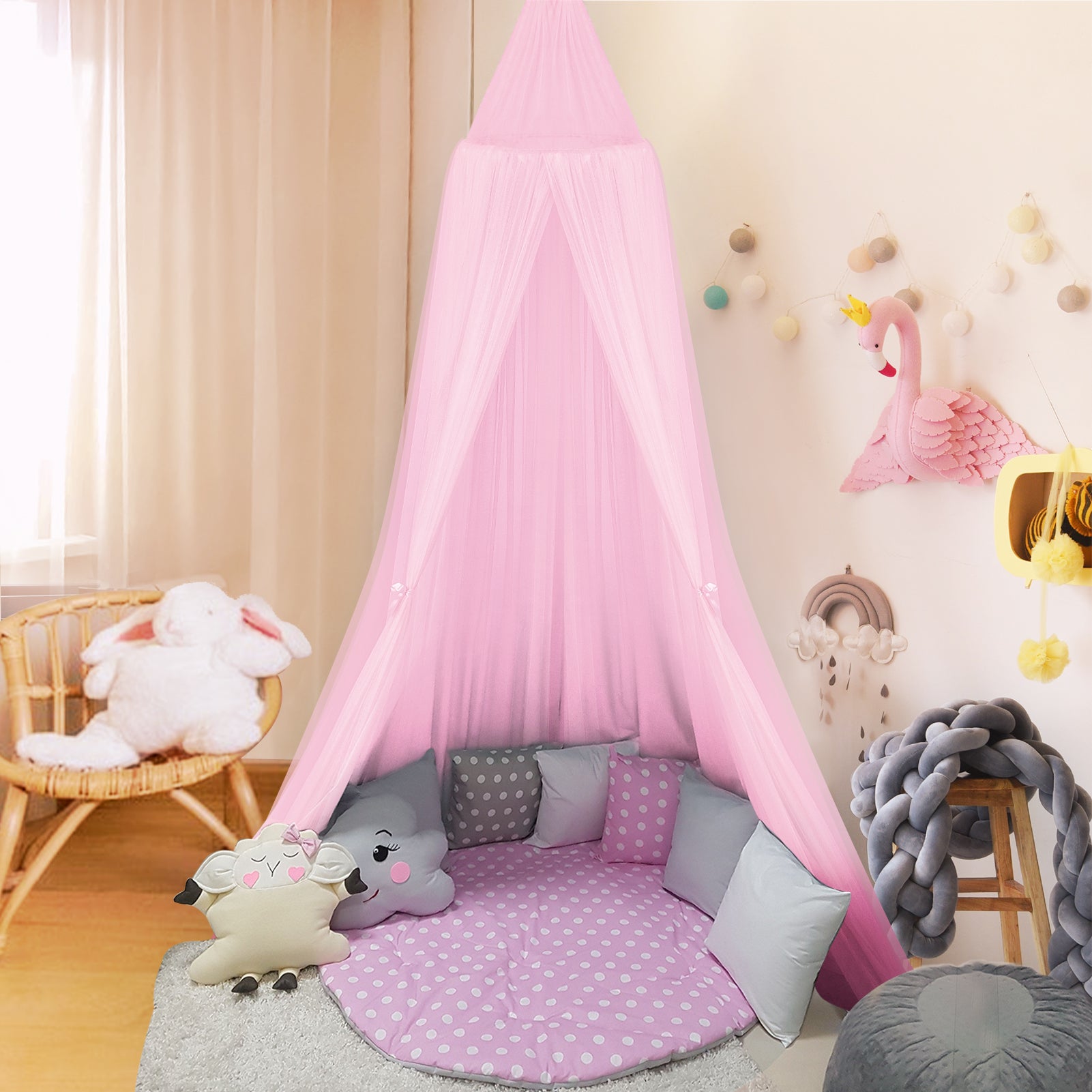 Kids Play Tent Baby Princess Room (Pink)