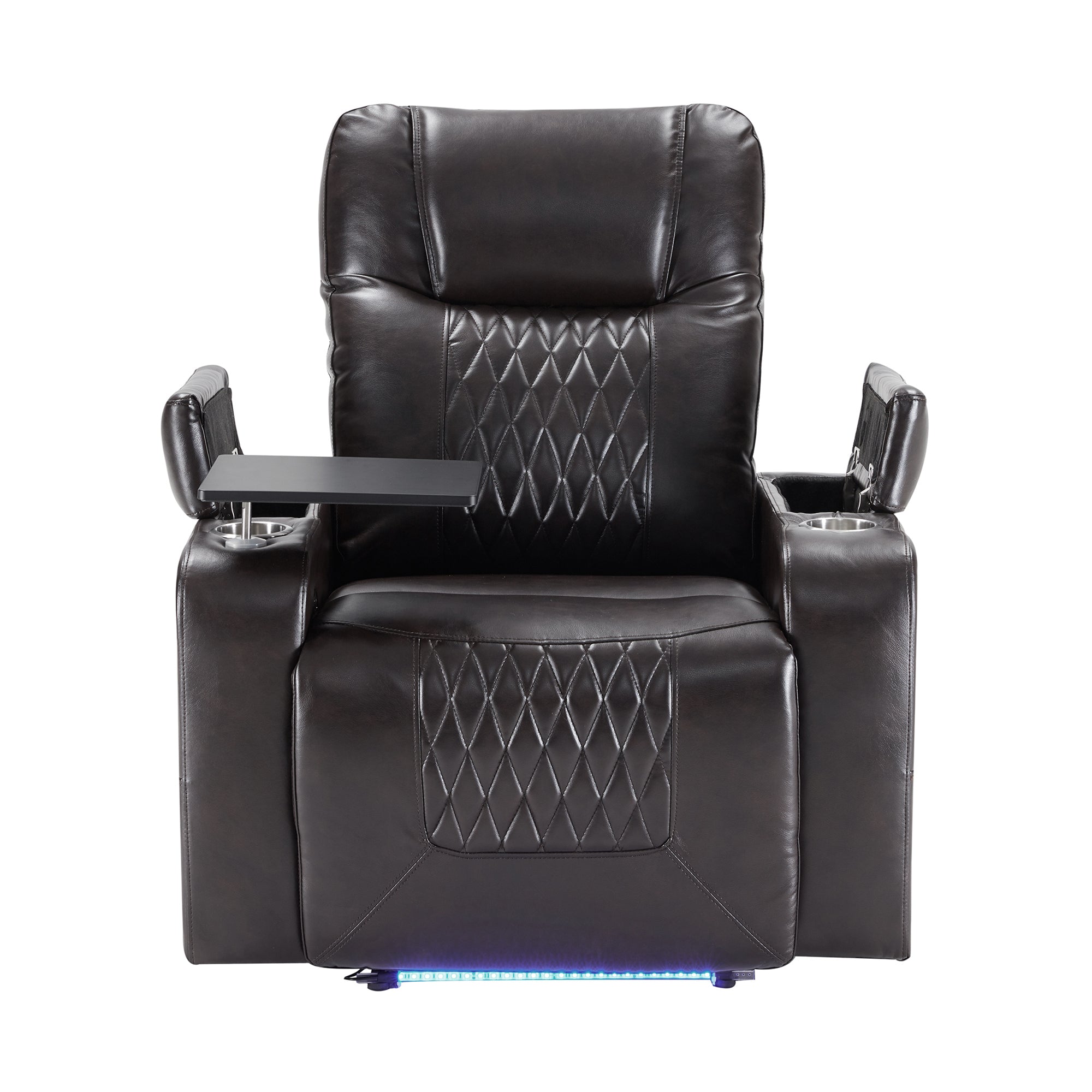 Oliver Power Motion Recliner with USB Charging Port and Hidden Arm Storage