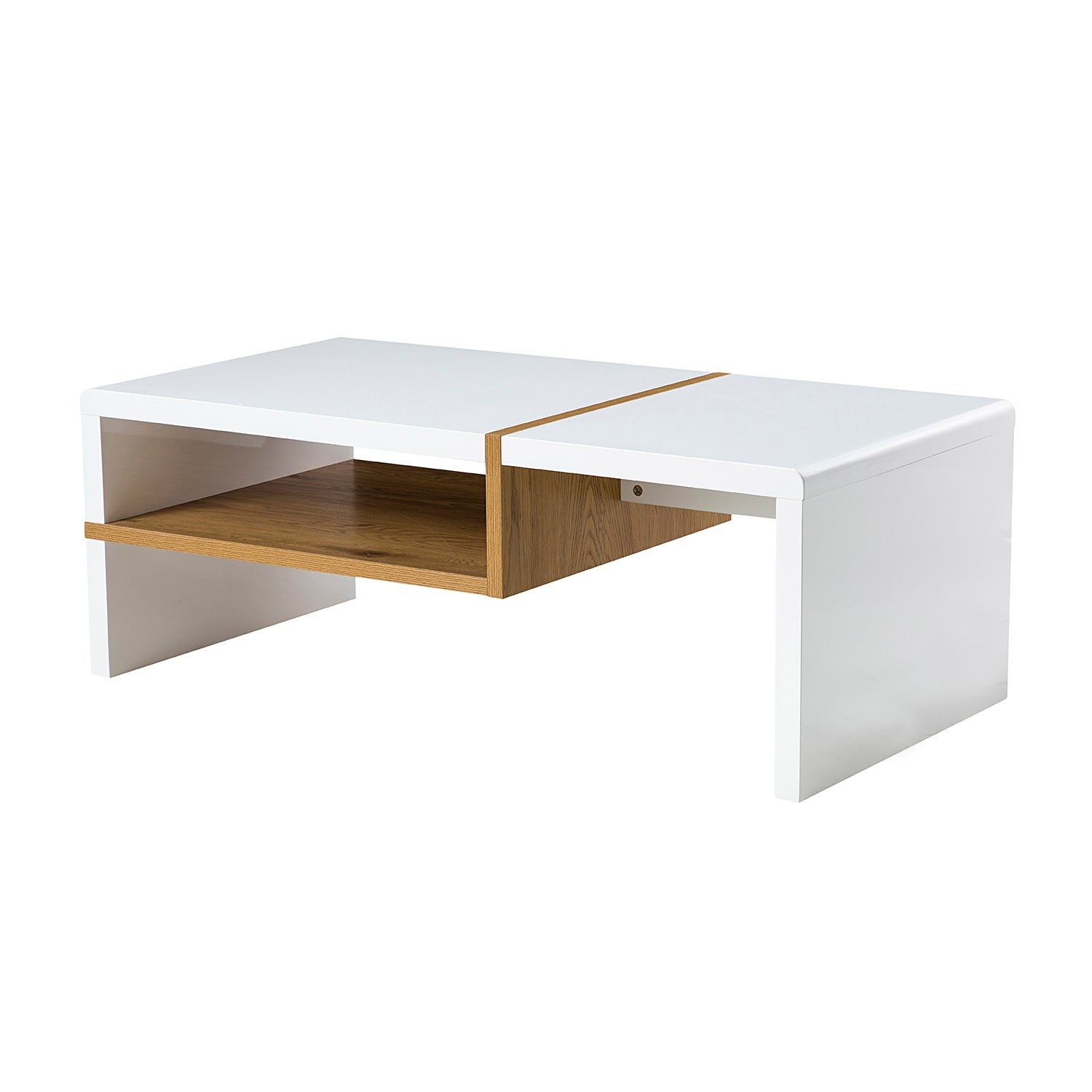 Pales Modern Coffee Table with Shelf