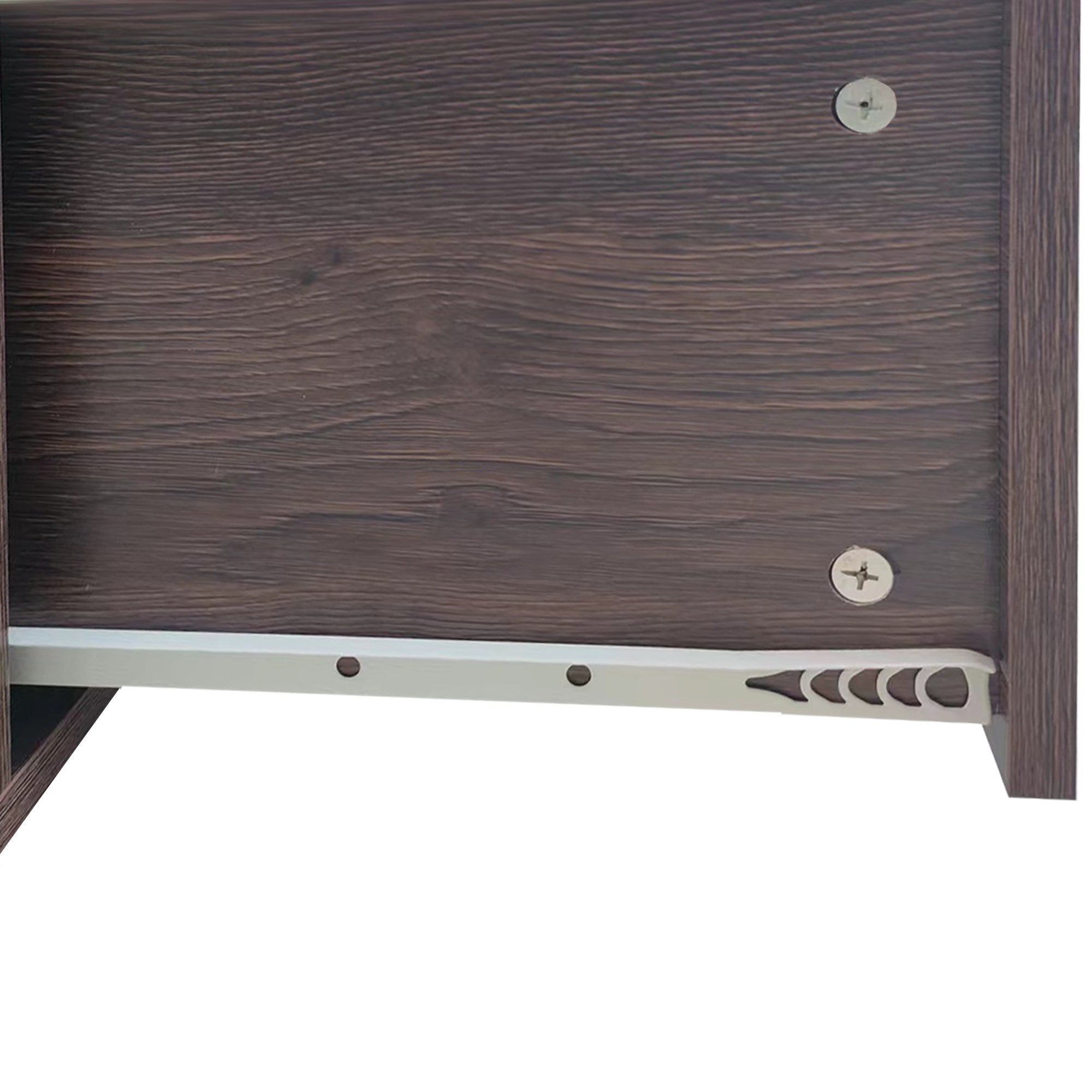 Office Pulley Removable File Cabinet (Brown Oak)