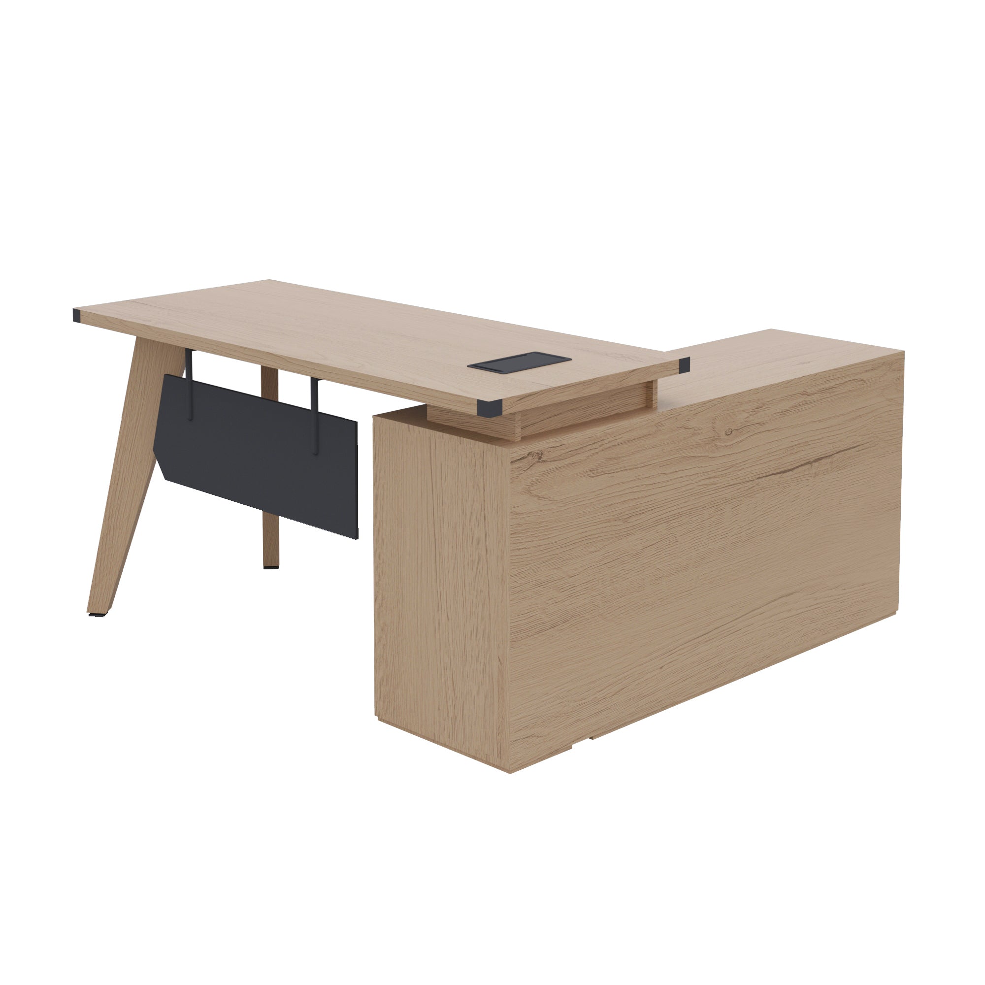 L-shaped Executive Desk (Wooden)