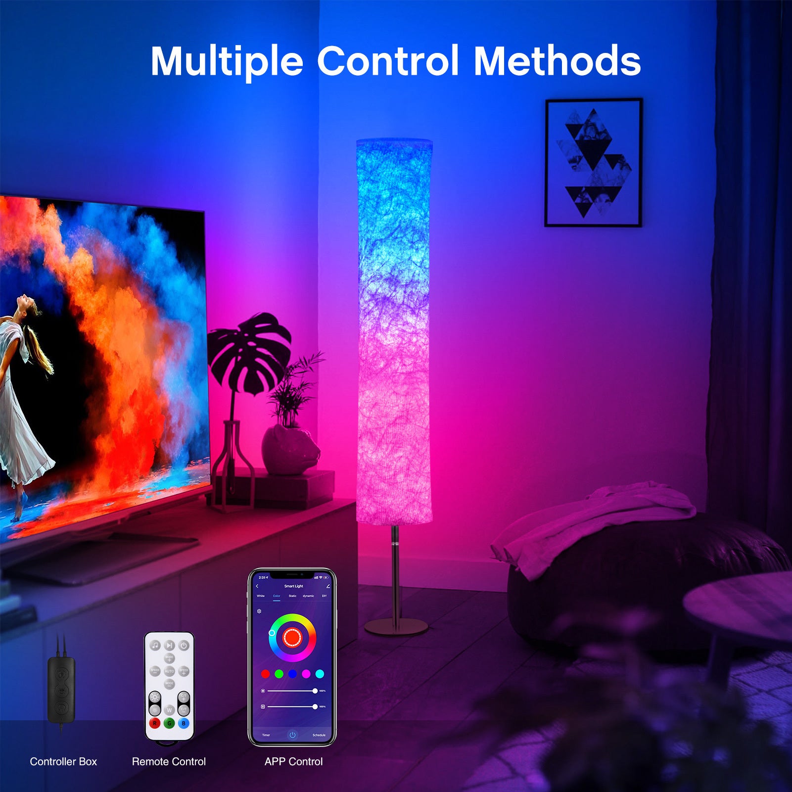 RGB Color Changing Light with Remote Control