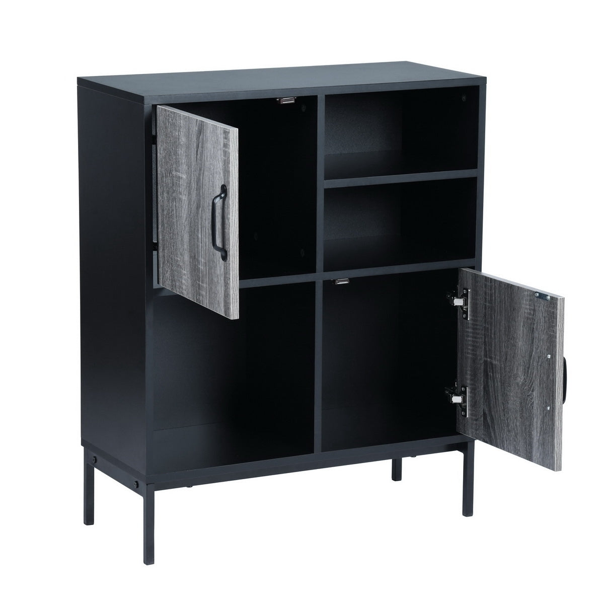 Storage Cabinet, Bookcase with 2 doors
