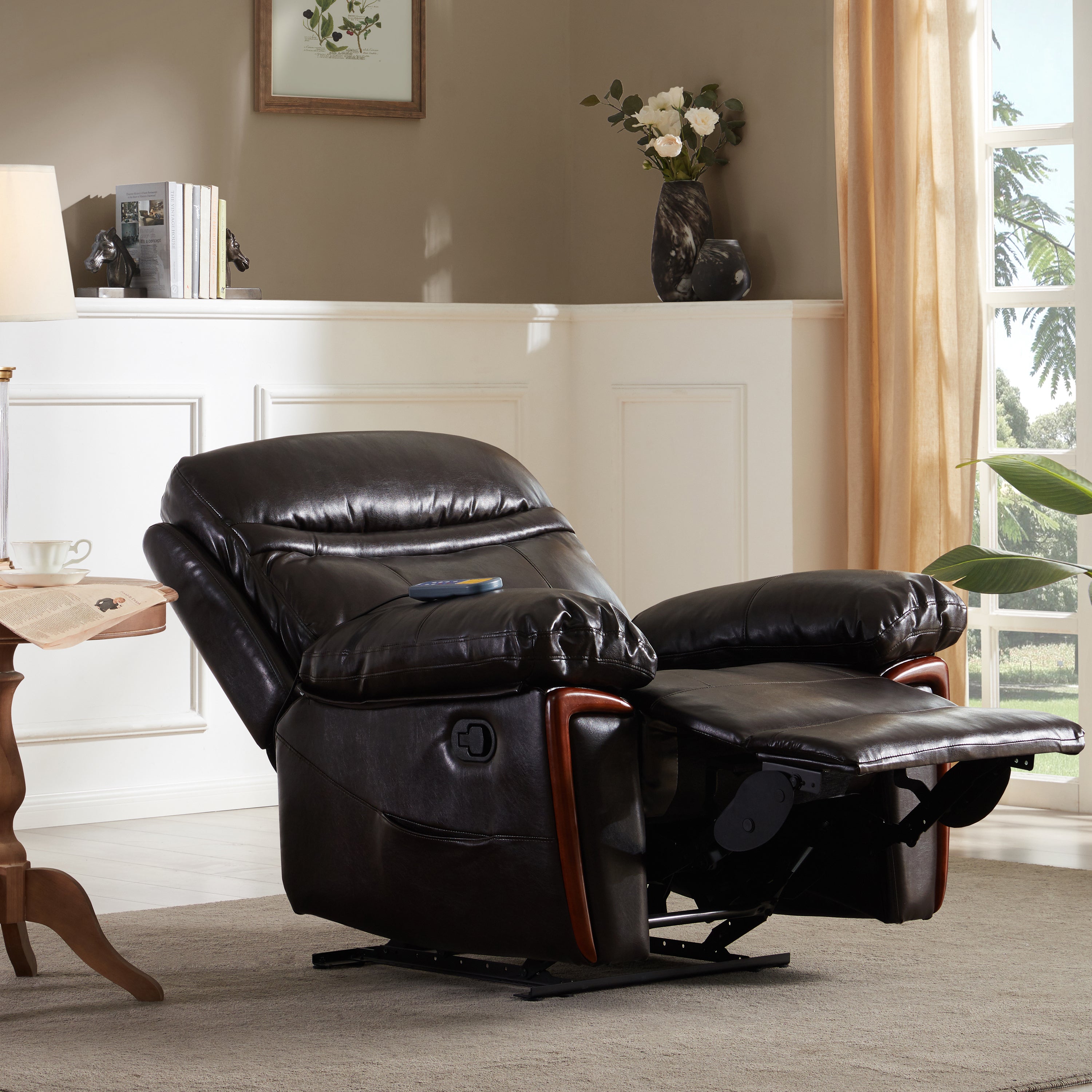 Oliver Massage Recliner PU Leather Sofa Chair