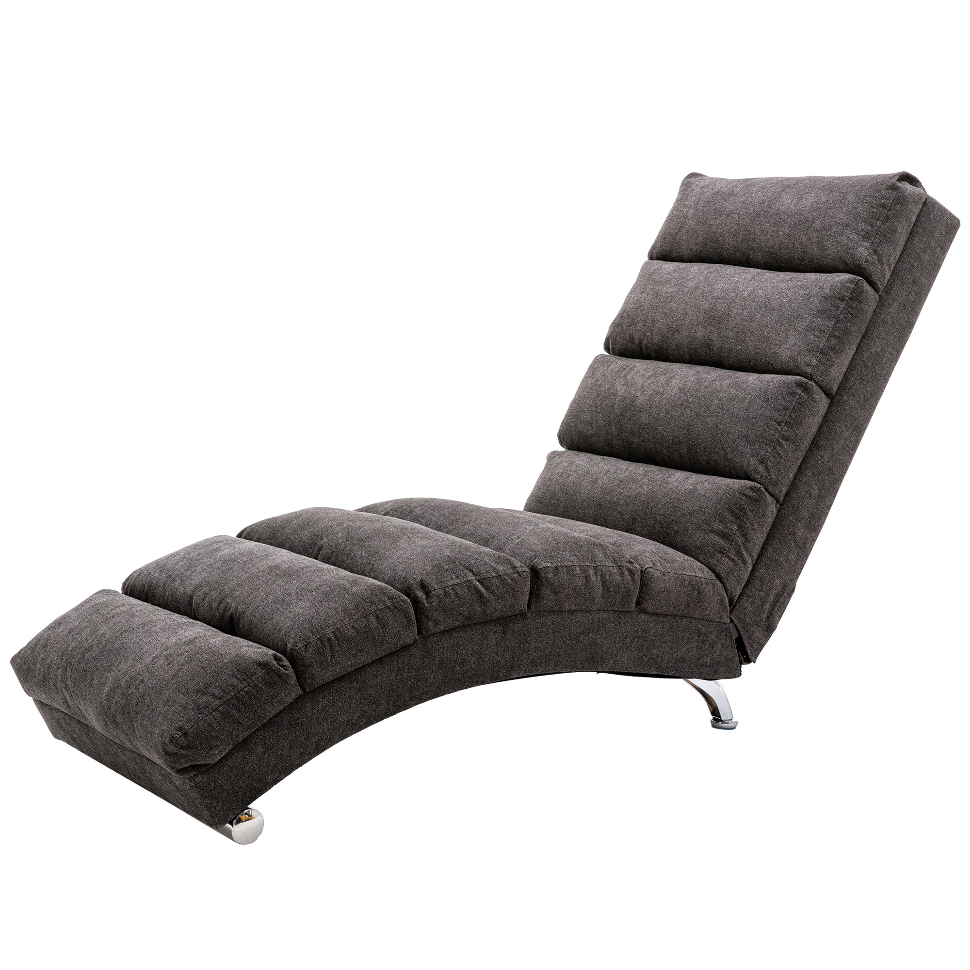 COOLMORE Linen Lounger Indoor Chair