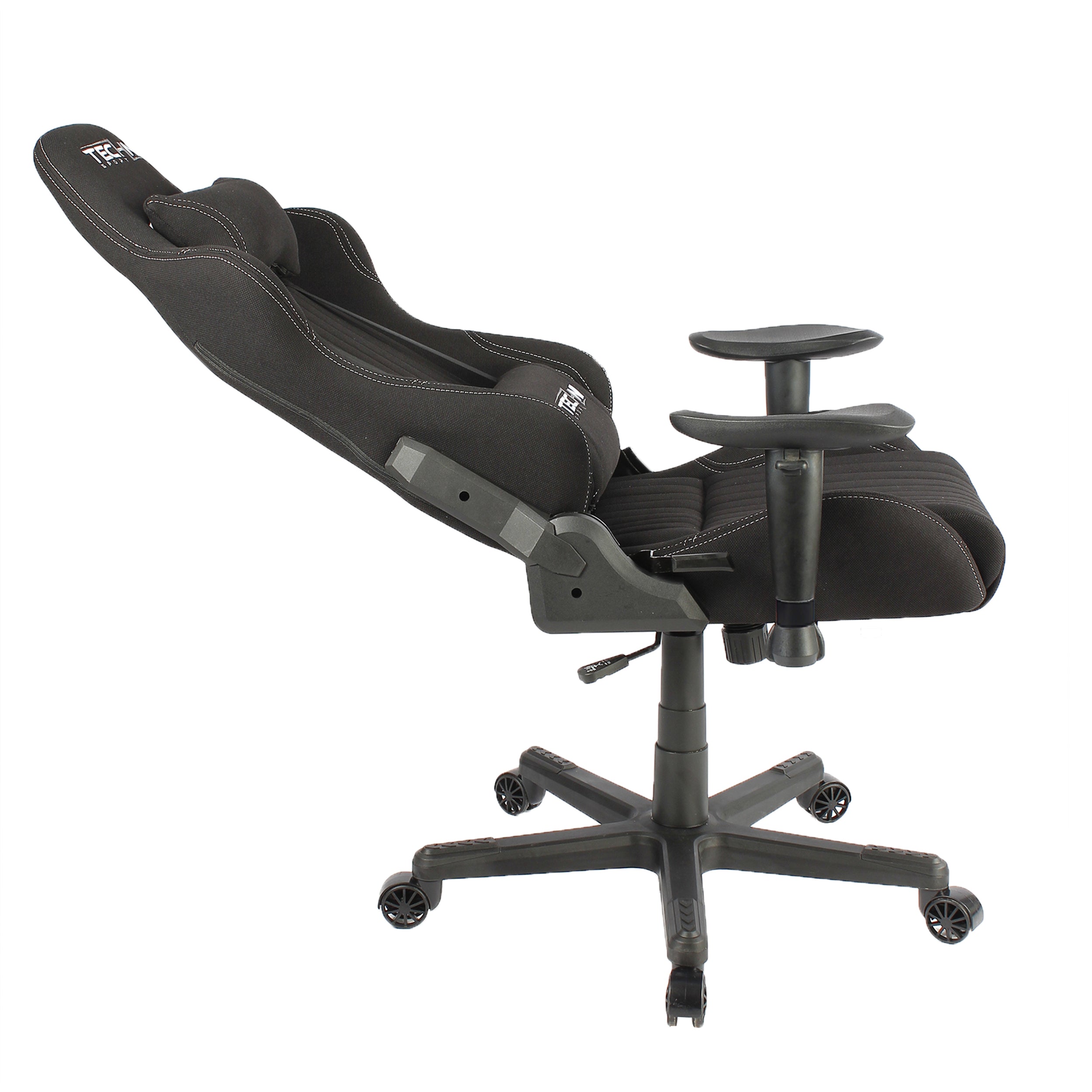 Techni Sport TS-F44 Fabric Ergonomic High Back Racer Style Gaming Chair (Black)