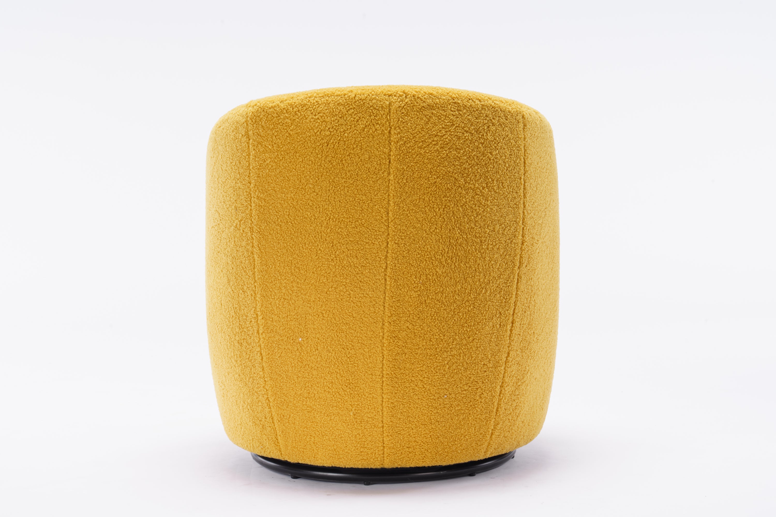 Armchair Fabric Accent Chair Barrel Chair (Yellow)