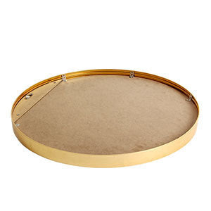 Large Round Farmhouse Circular Mirror (Gold )