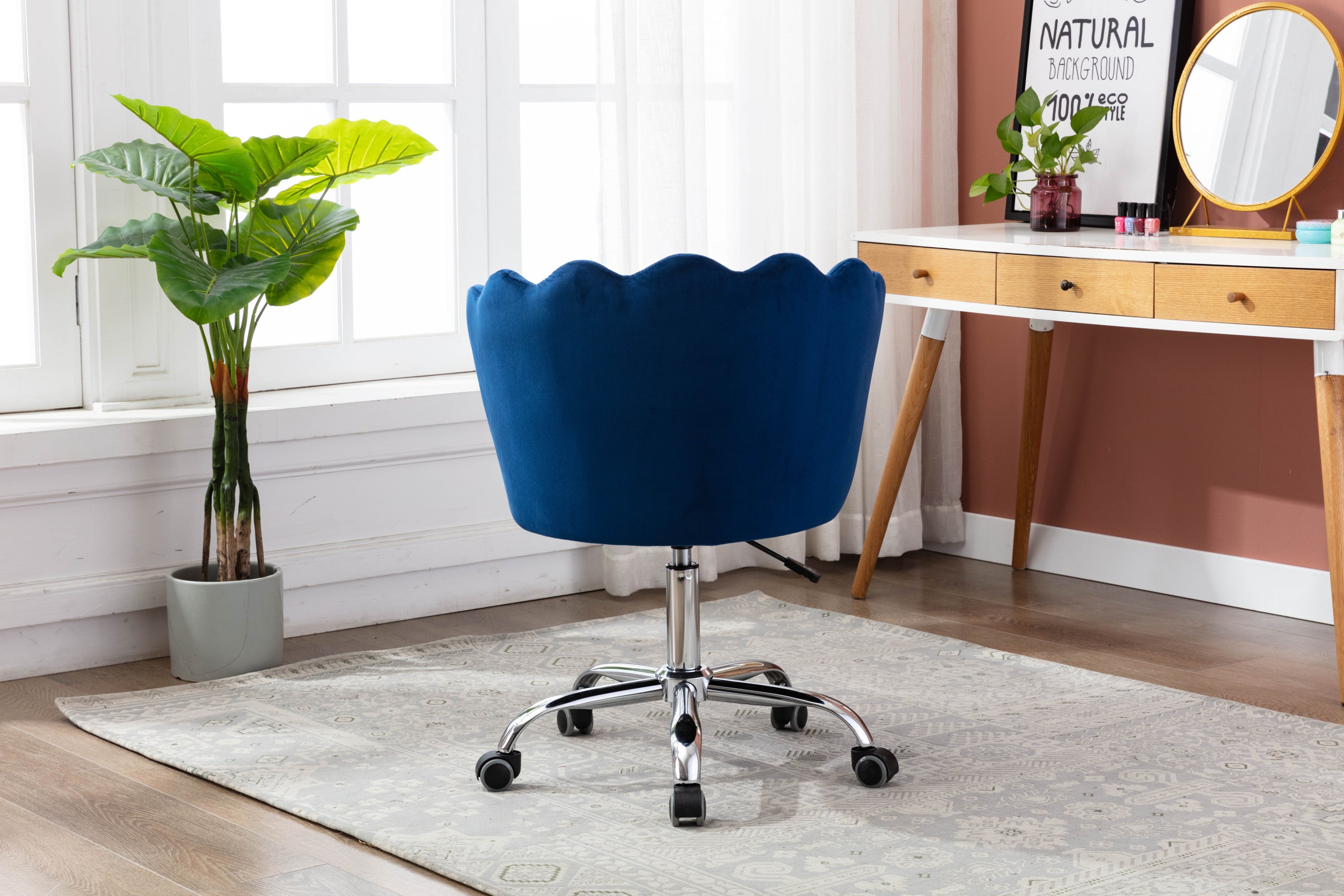 COOLMORE Swivel Chair (Blue)