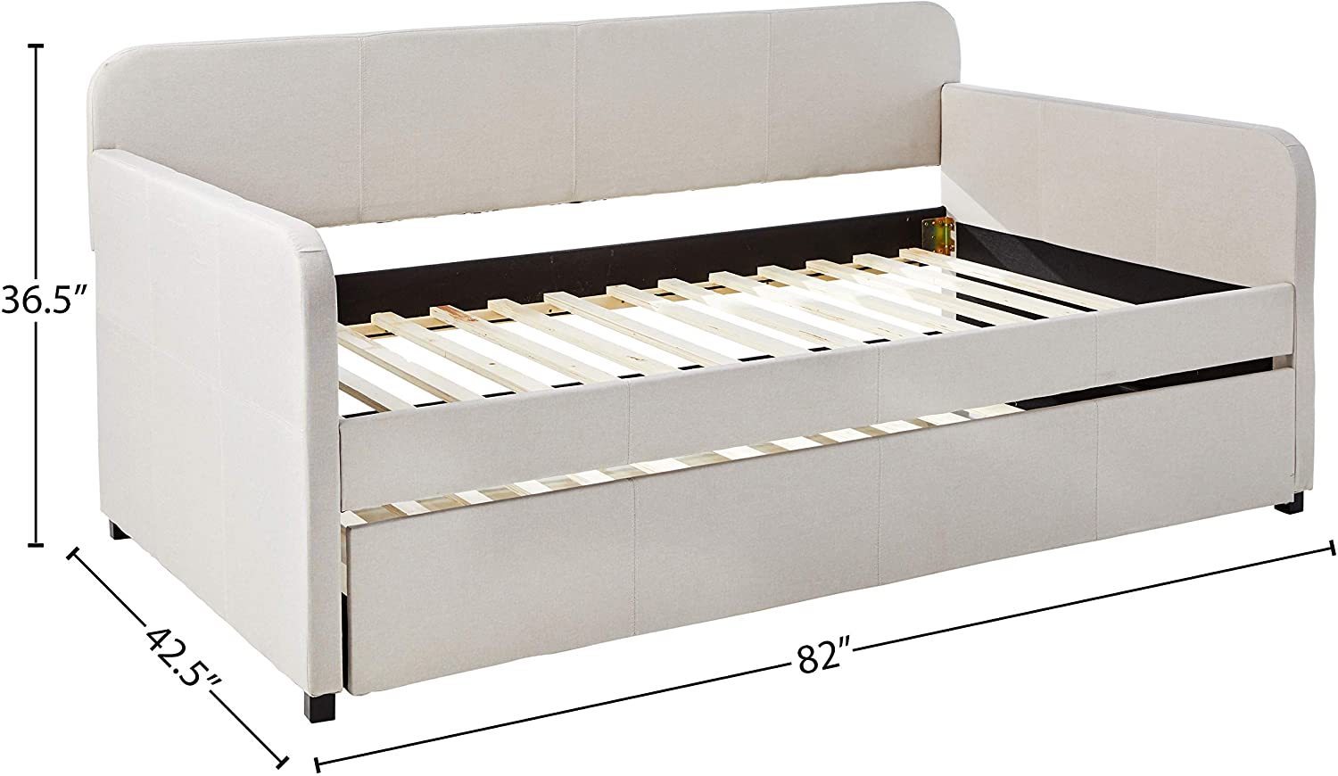 ACME Jagger Twin Size Daybed & Trundle (Beige)