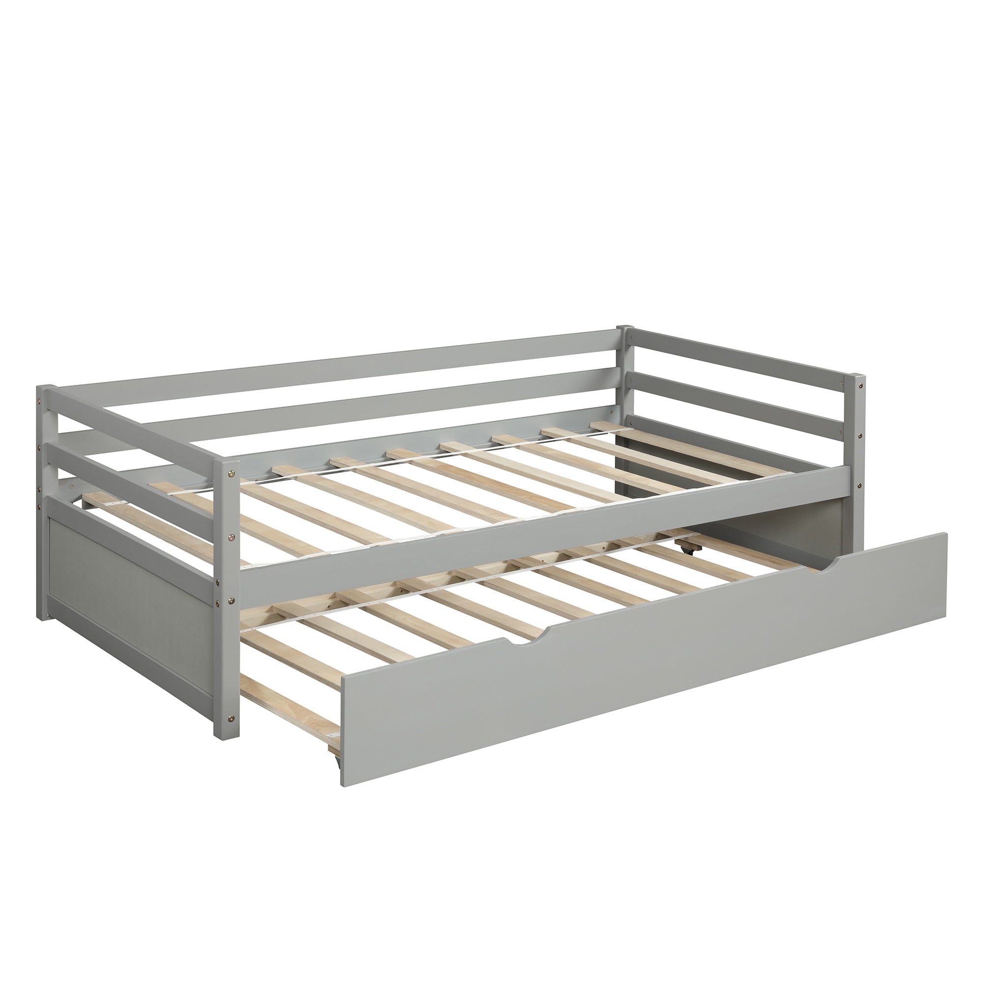 Daybed with Trundle Frame Set (Gray)