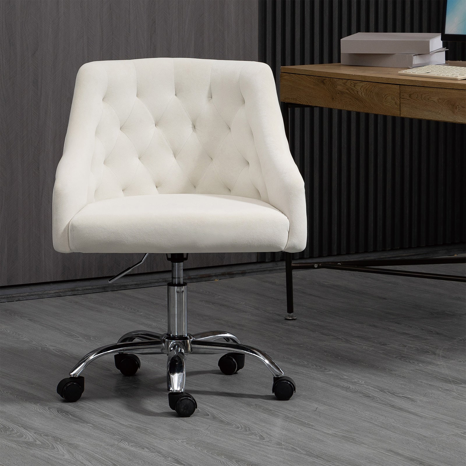 Modern Home Office Chair (White)