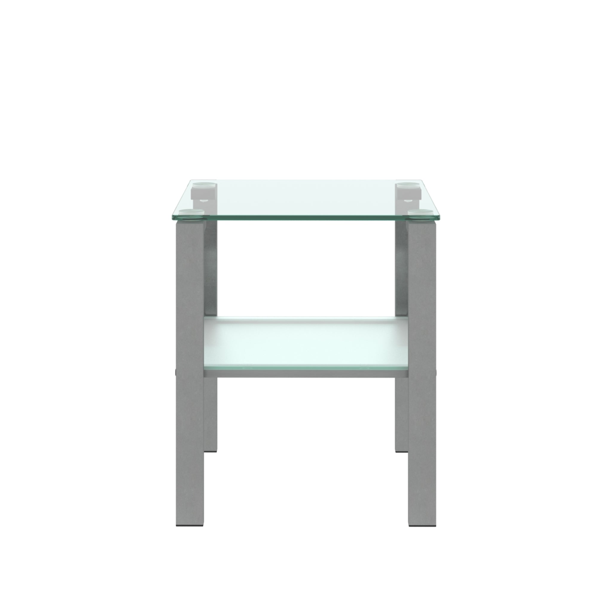 Glass Two Layer Tea Table