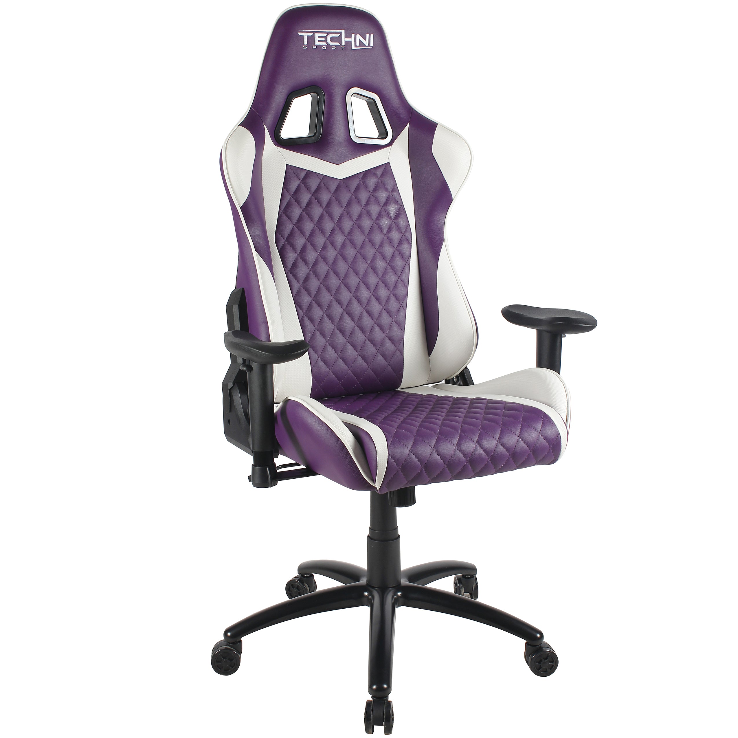 Techni Sport TS-52 Ergonomic High Back Racing Style Gaming Chair (Purple)