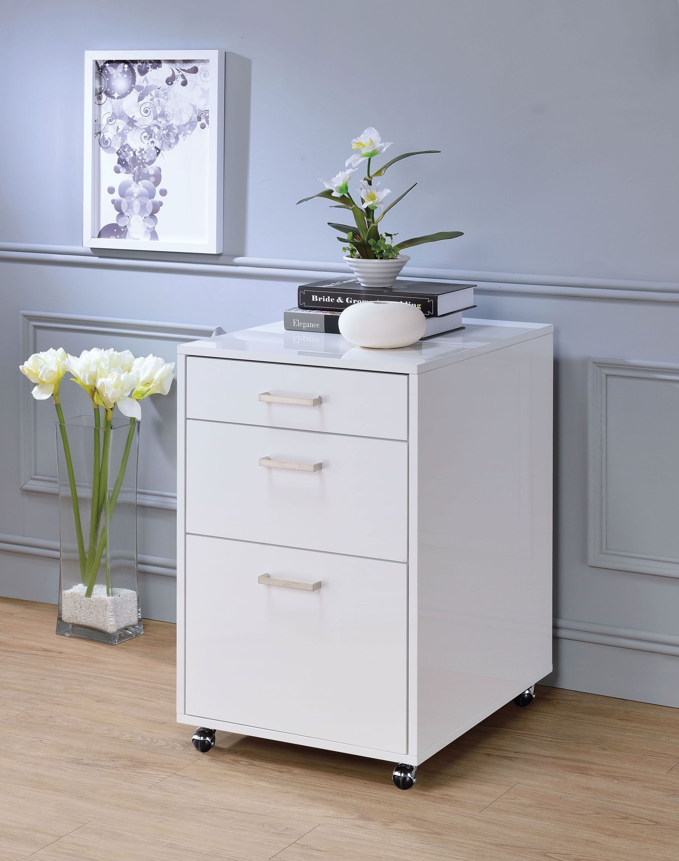 ACME Coleen File Cabinet (White)
