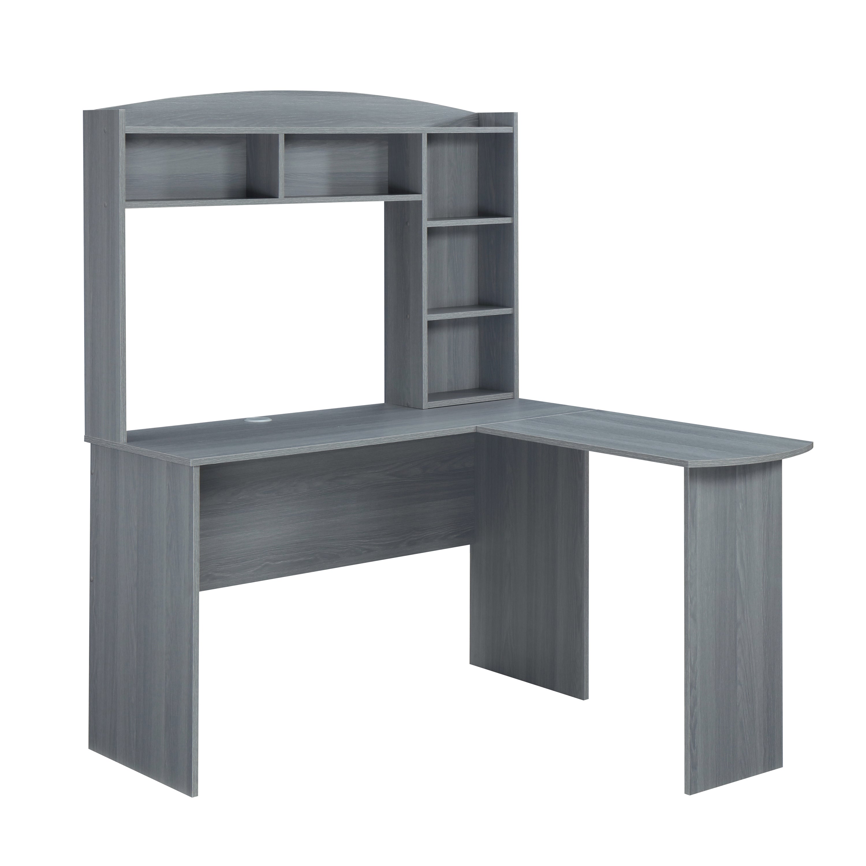 Techni Mobili Modern L-Shaped Desk (Gray)