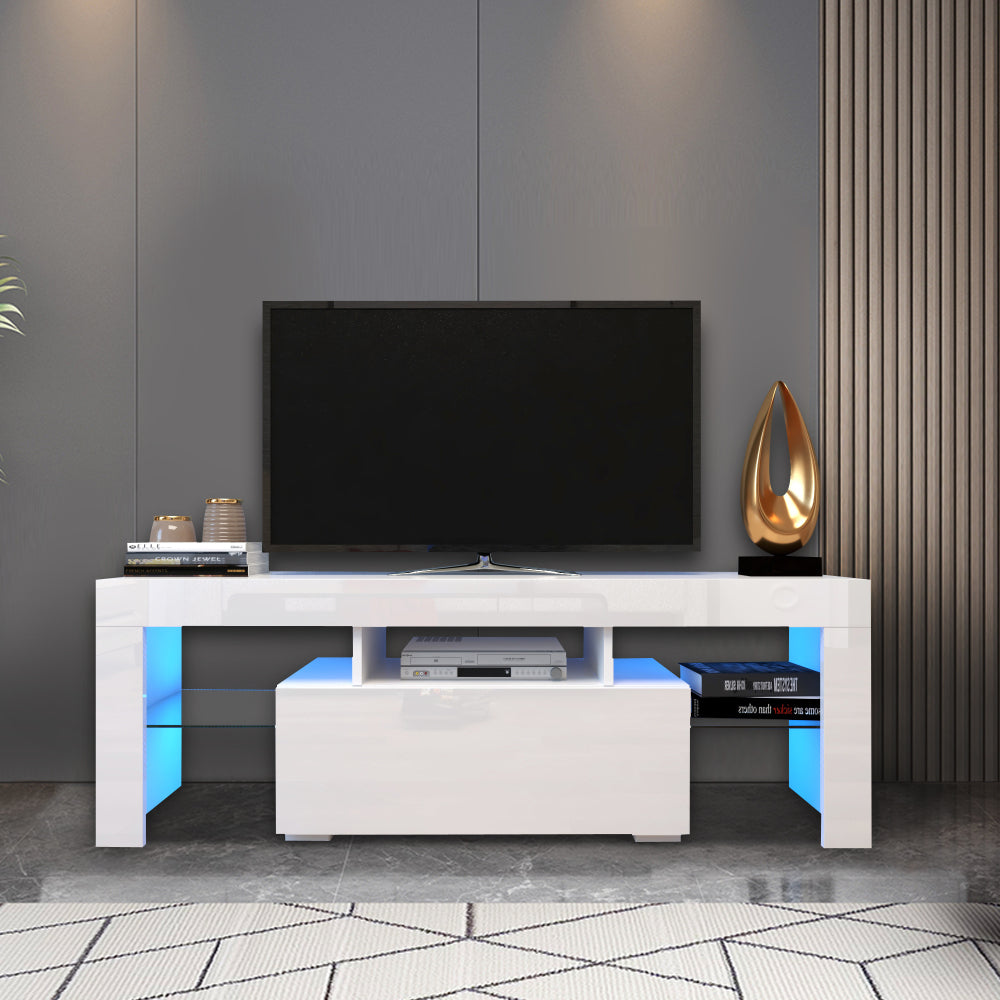 TV Cabinet with LED Lights.
