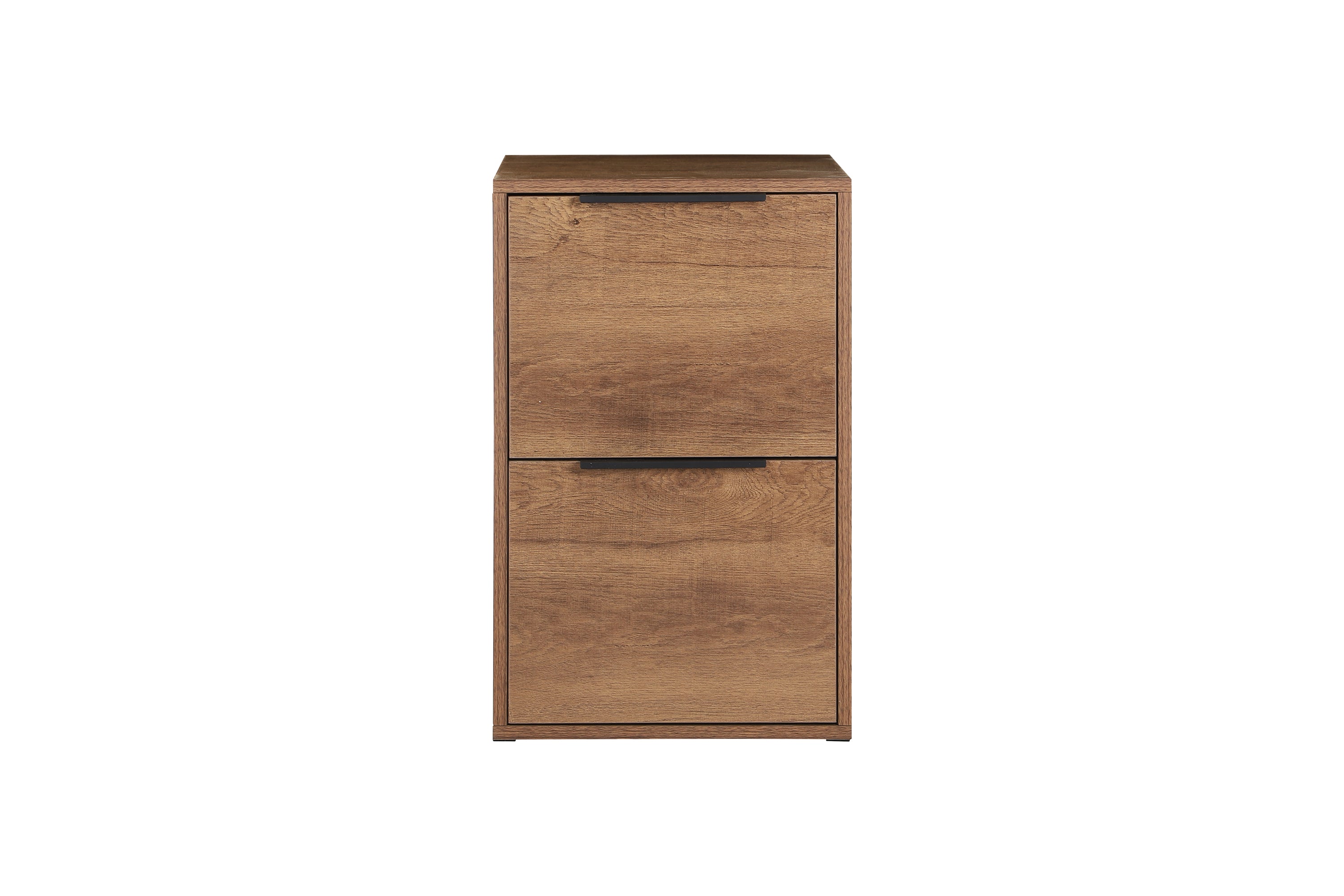 WOOD FILE CABINET WITH 2 DRAWERS VERTICAL FILLING CABINET