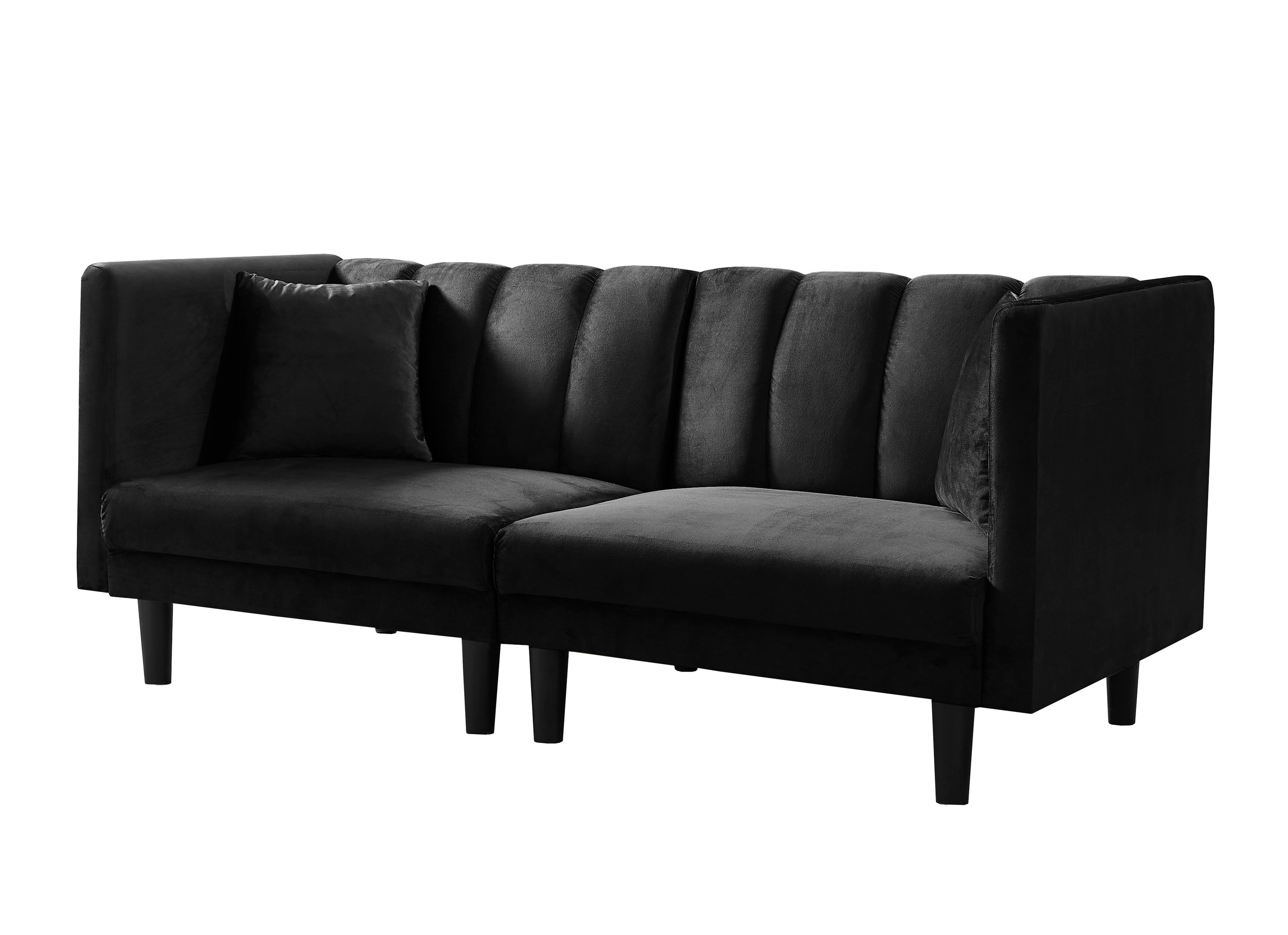 Futon Sofa Couch (Black)