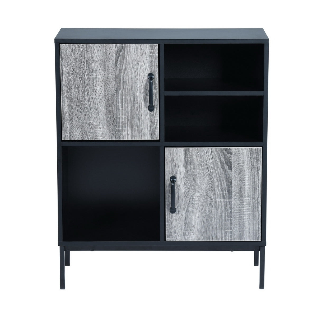 Storage Cabinet, Bookcase with 2 doors