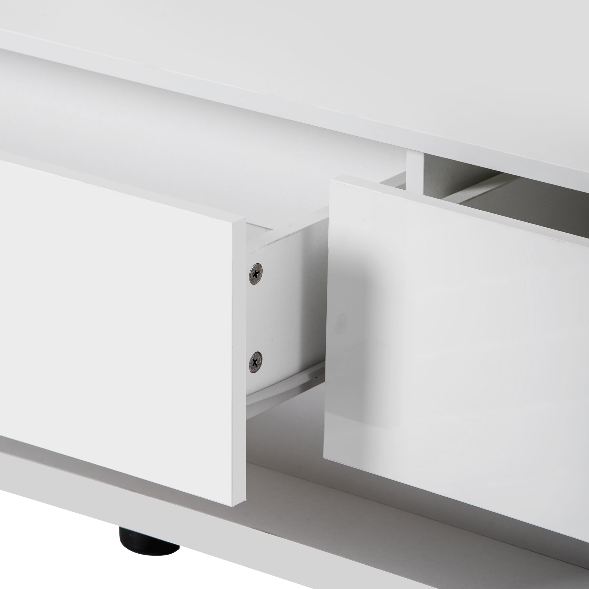 Stylish TV Cabinet Fits 75 Inch TV (White)