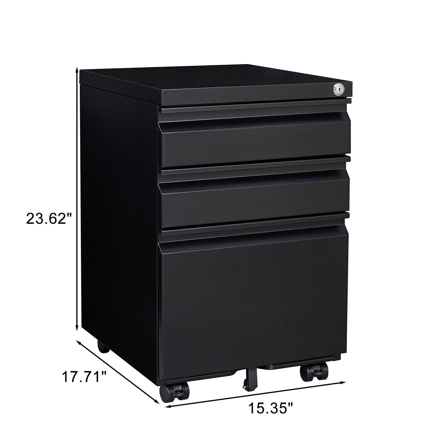 Mobile File Cabinet (Black)