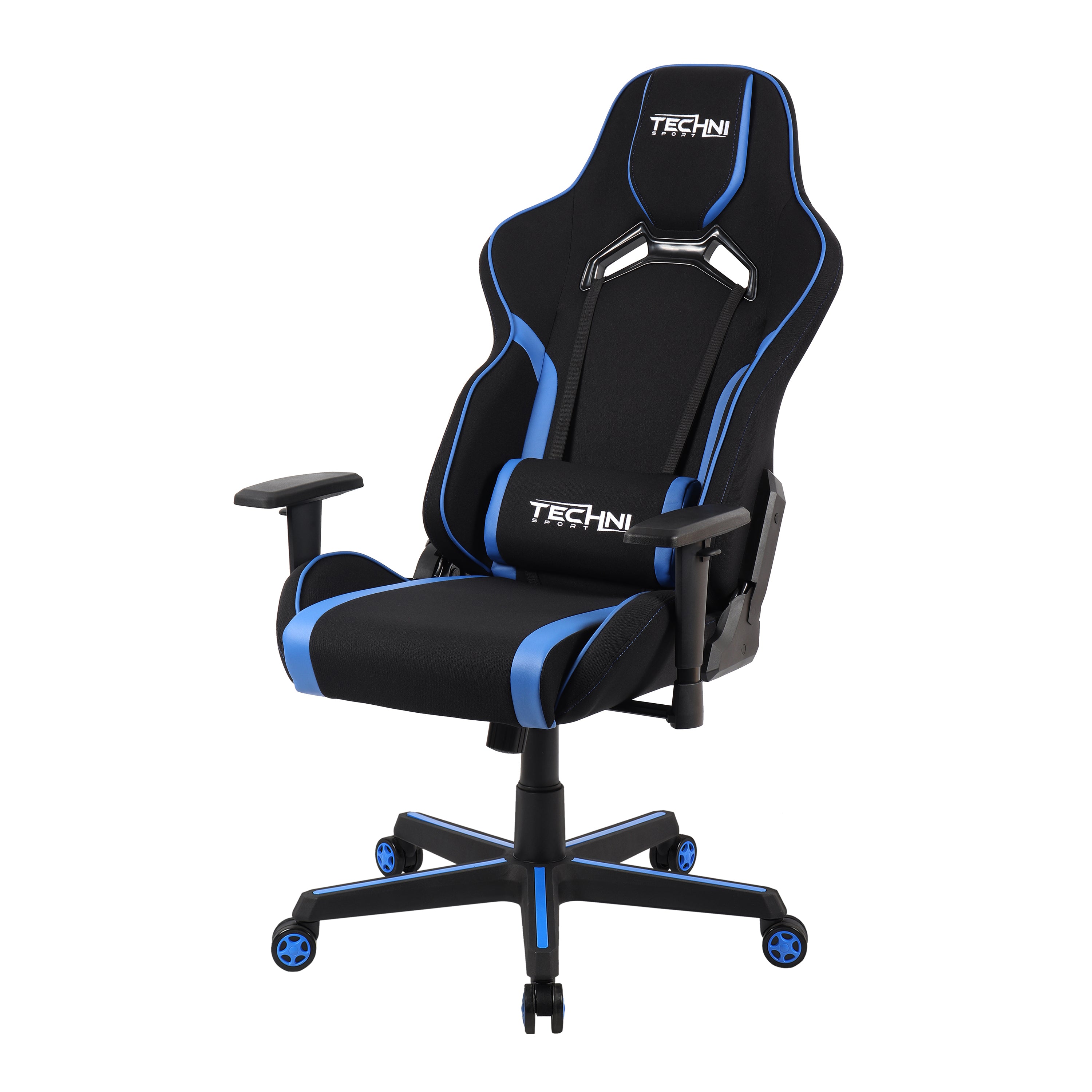Techni Sport TSF-71 Fabric Office-PC Gaming Chair (Blue)