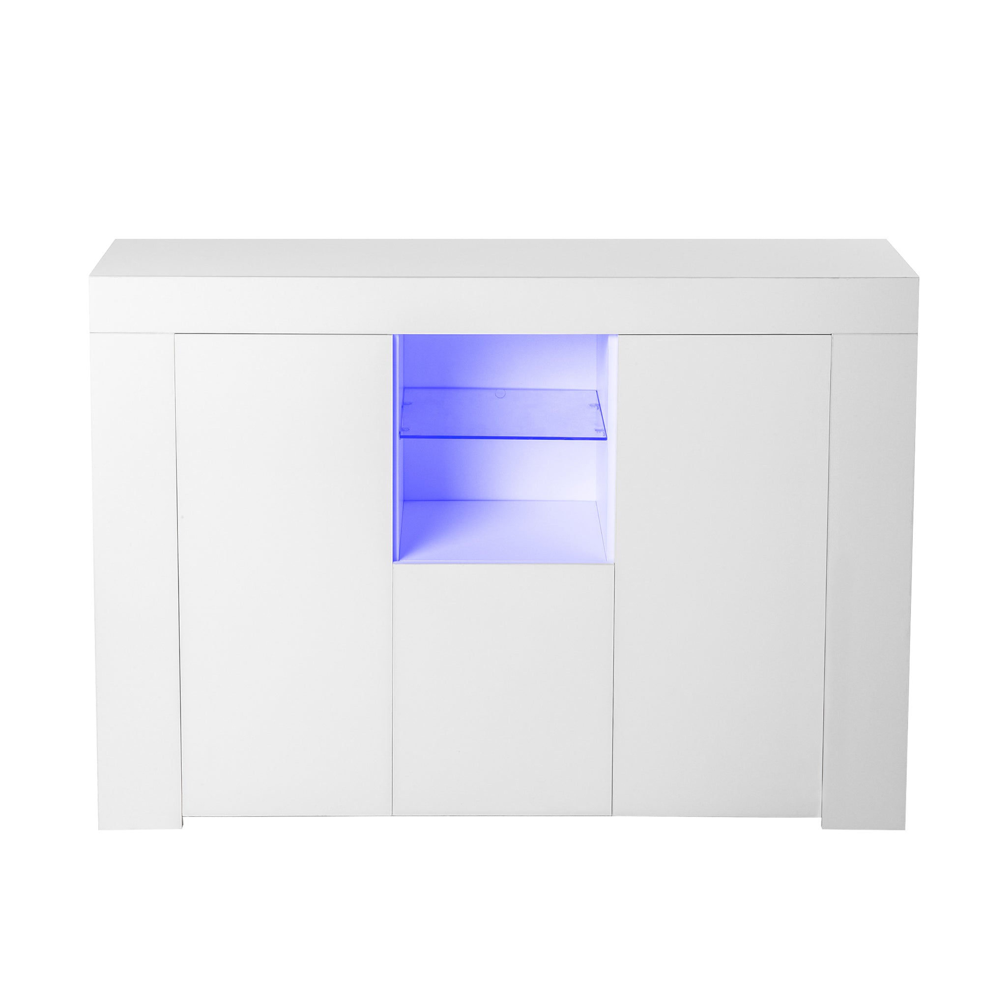Sideboard with LED Light (White)