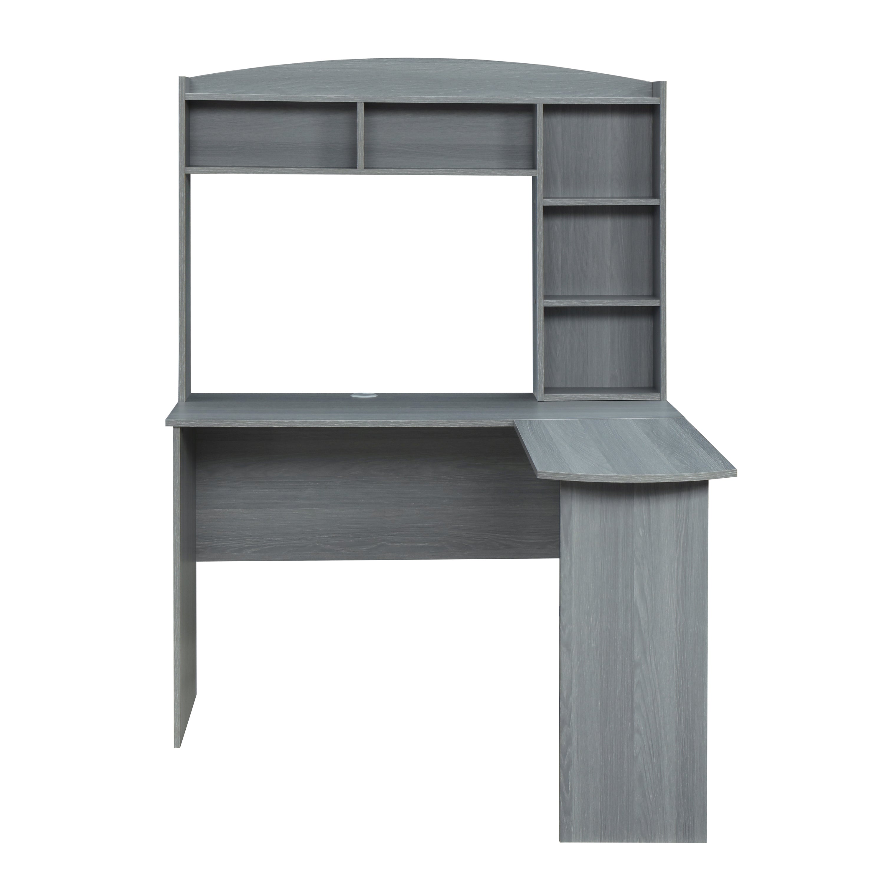 Techni Mobili Modern L-Shaped Desk (Gray)