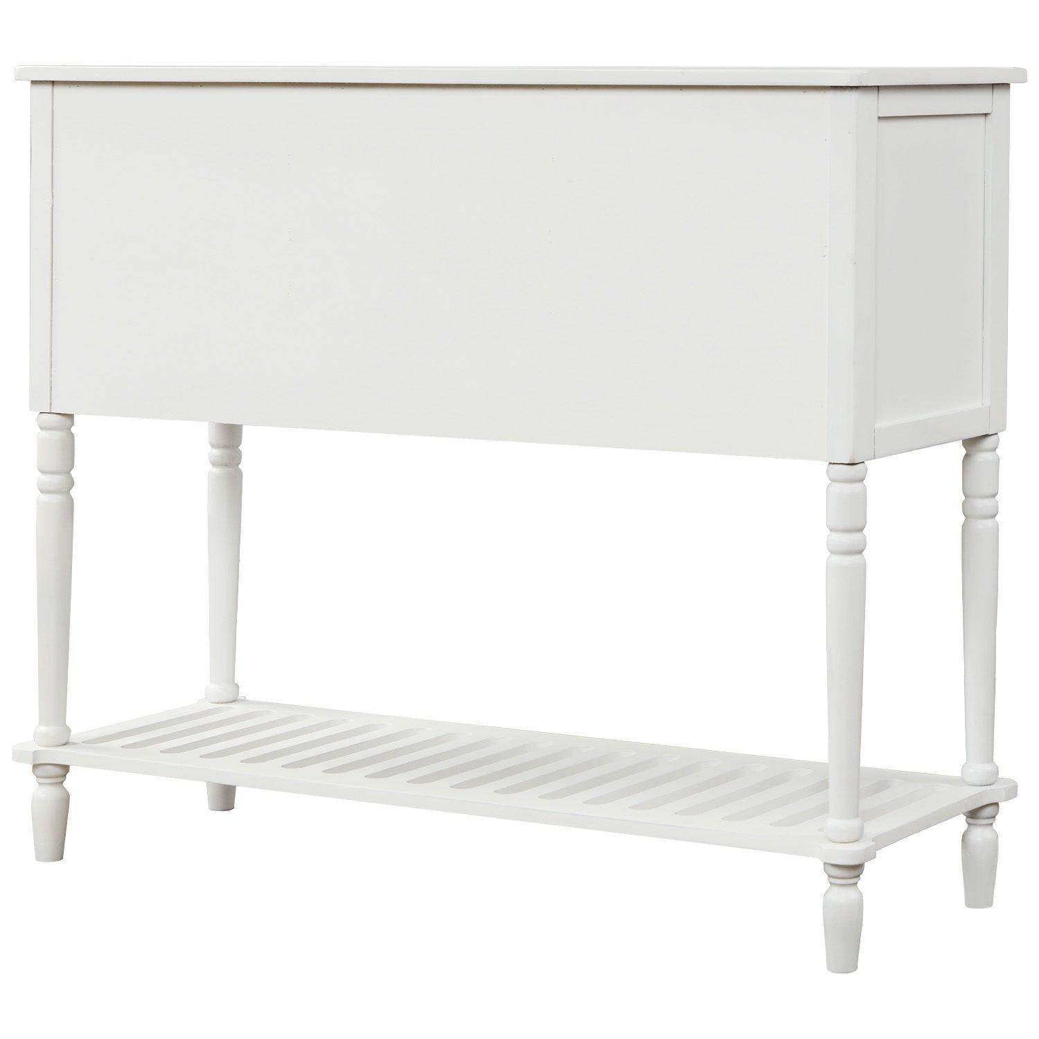 TREXM Sideboard Console Table (White)