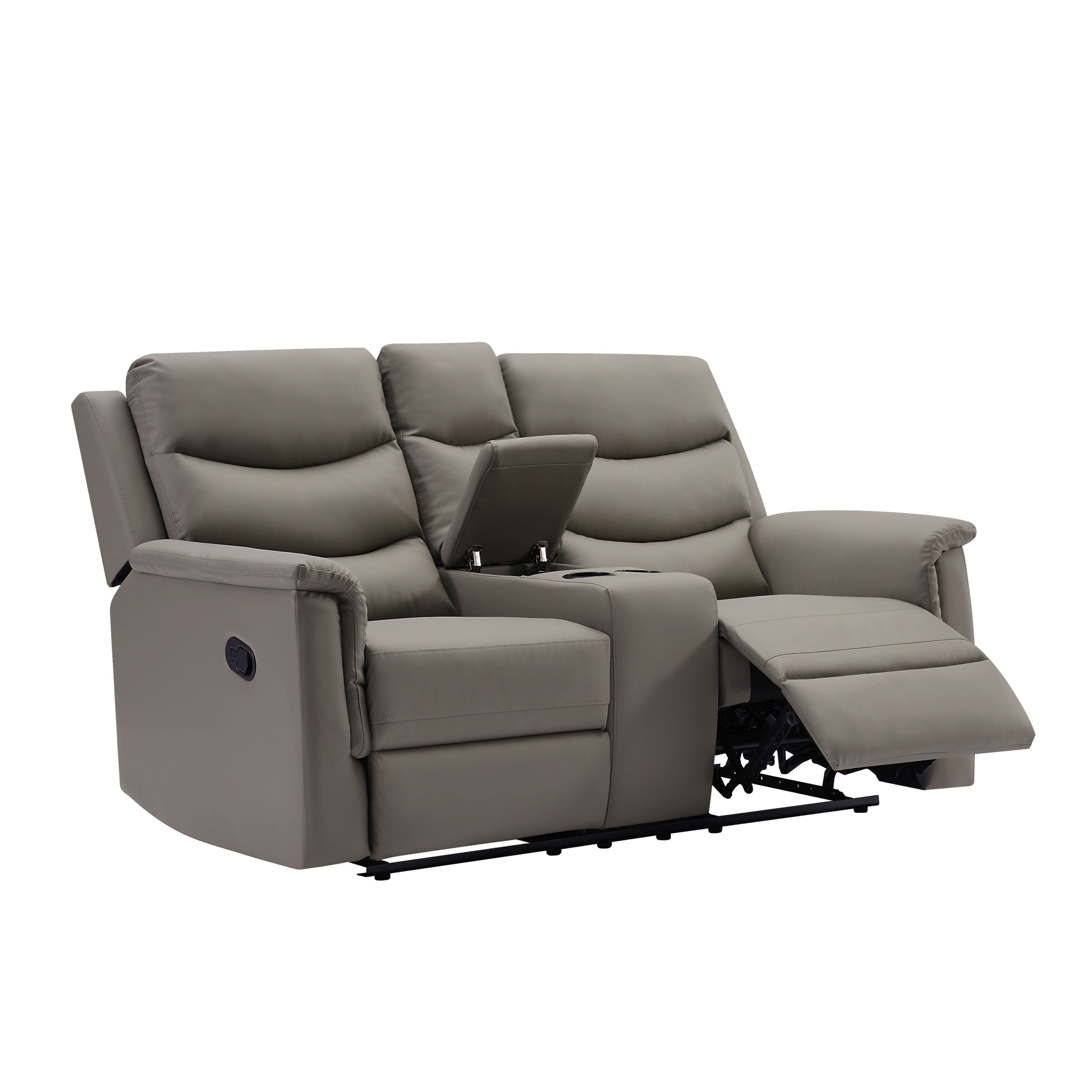 2 Seat Sports Sofa PU (Gray)