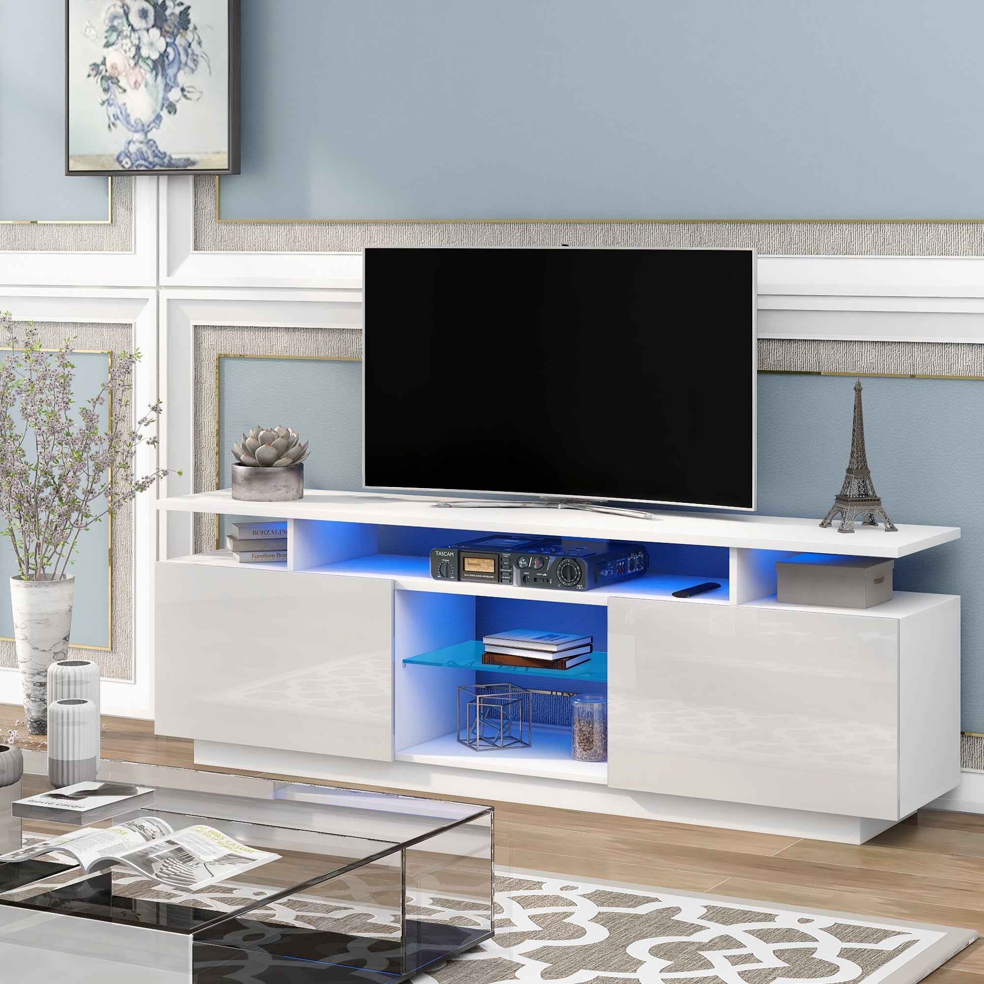 ON-TREND Modern TV Stand for TVs up to 65