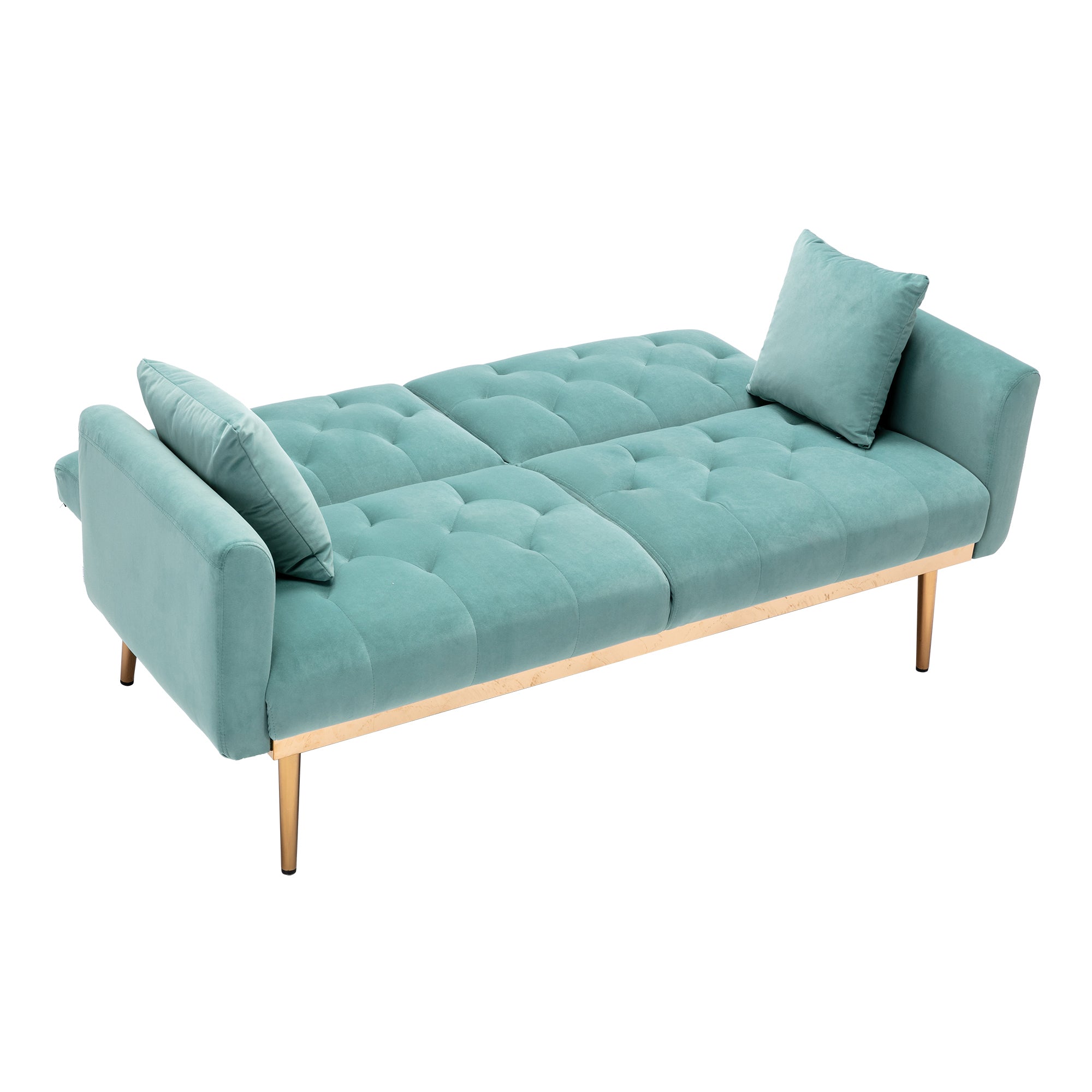 COOLMORE  Velvet  Sofa (Light Blue)