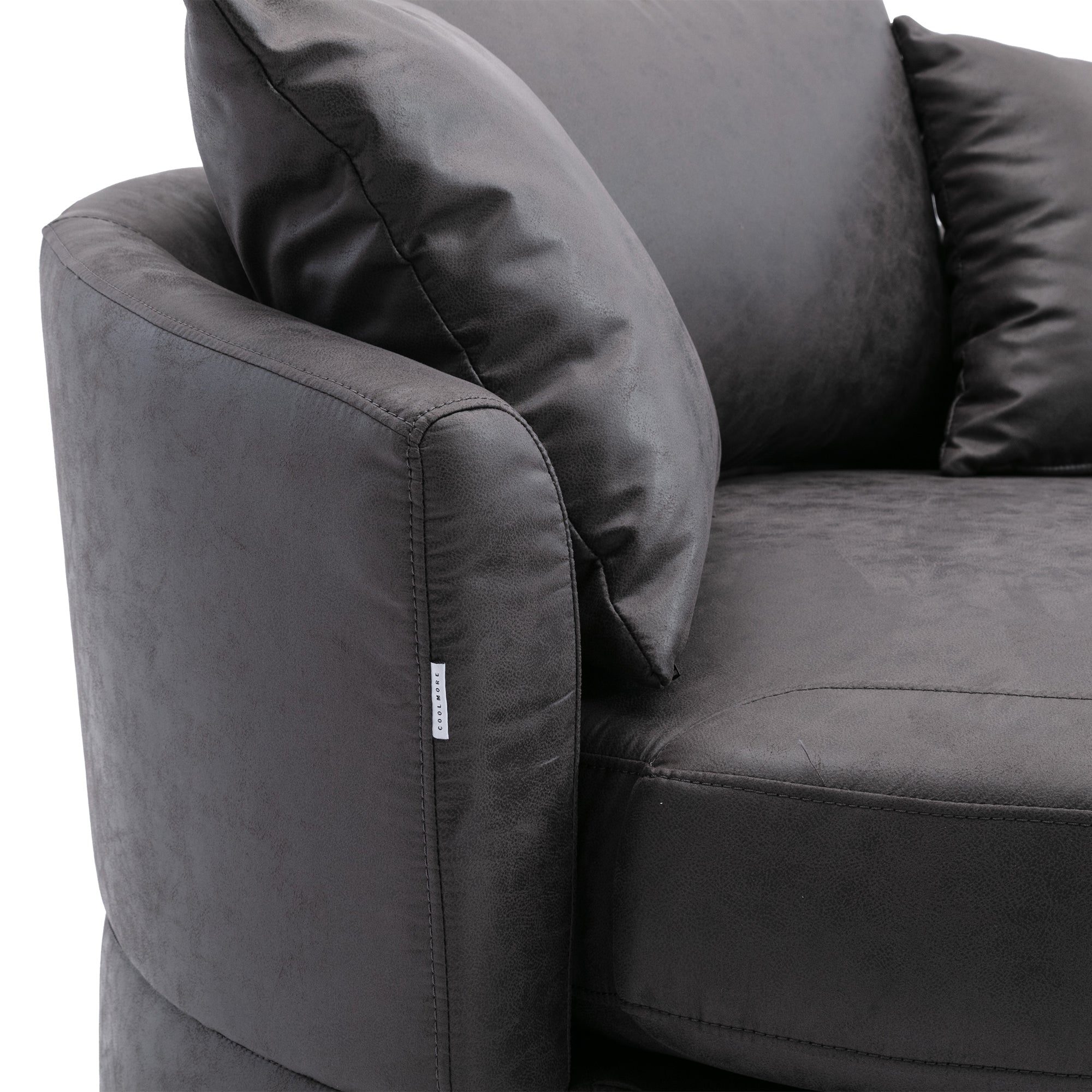 Modern Akili Swivel Accent Chair Barrel Chair