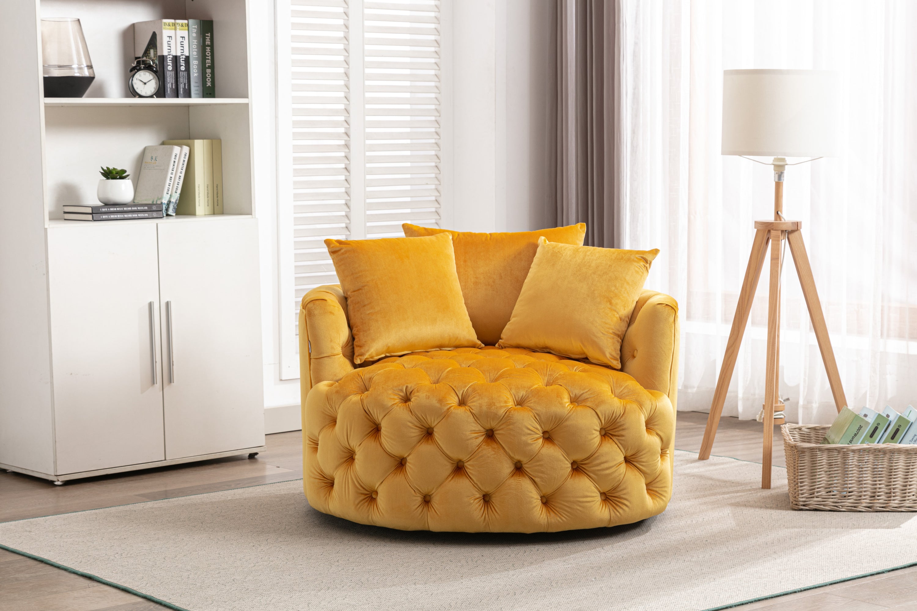 Coolmore Modern Akili Swivel Accent Chair