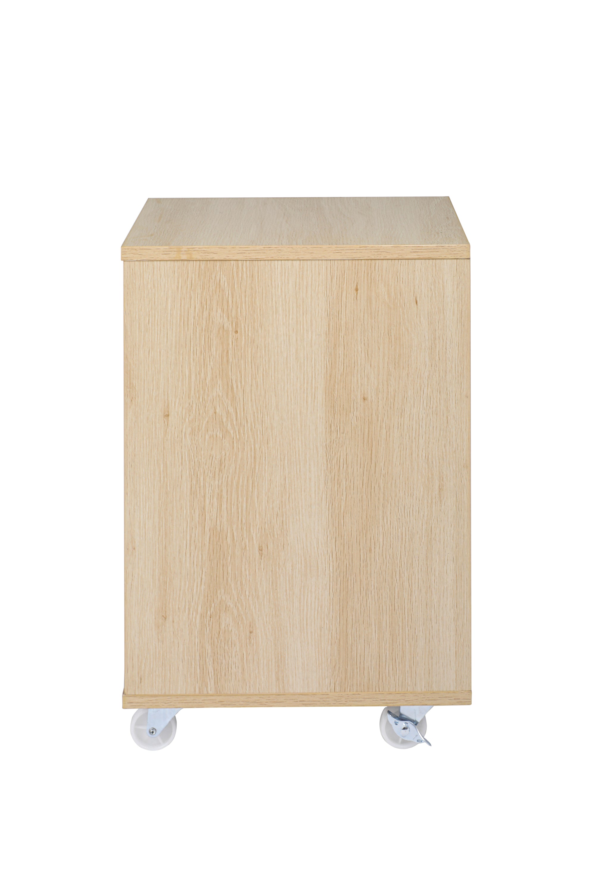 Industrial Bedside Table (White)