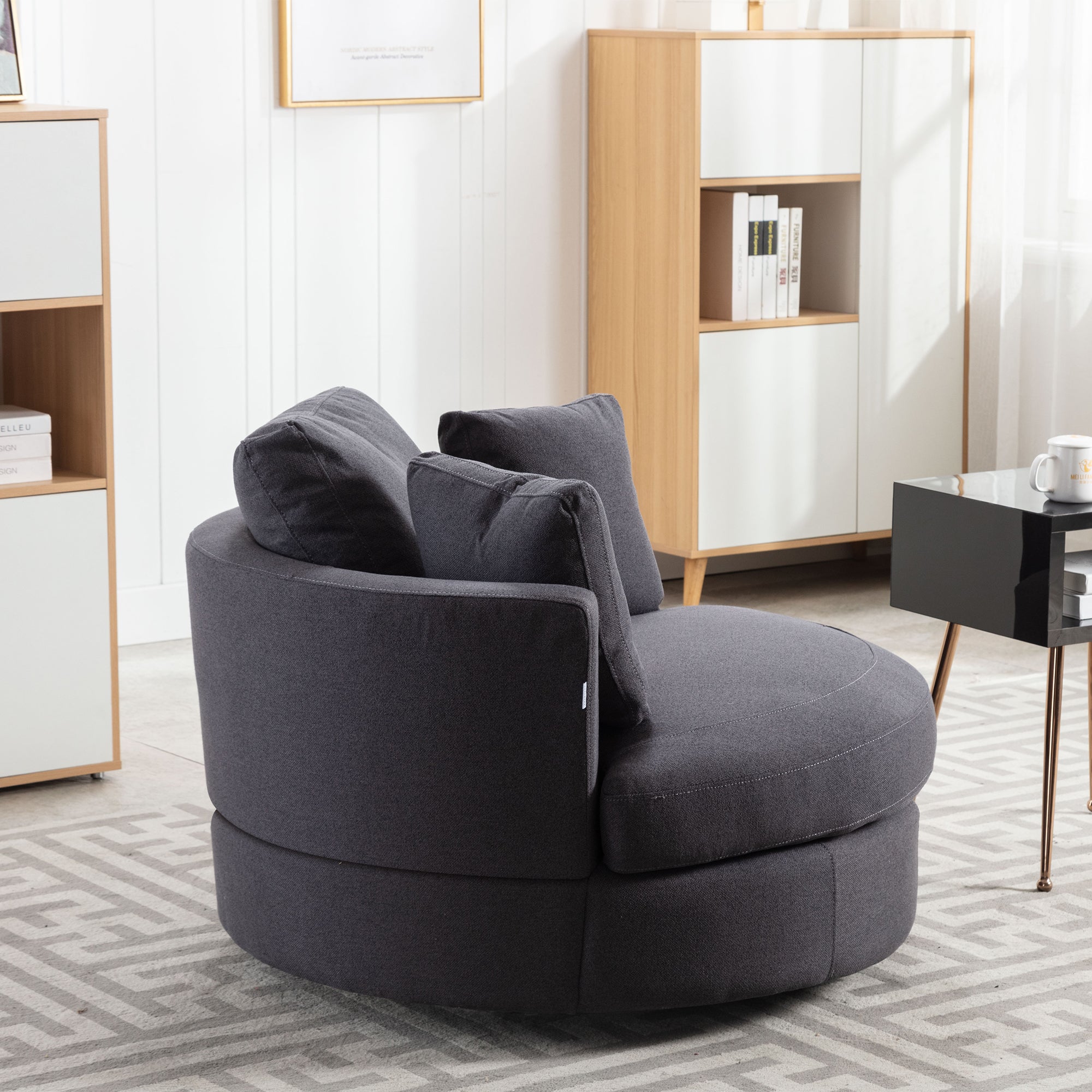 Modern Akili Swivel Accent Chair