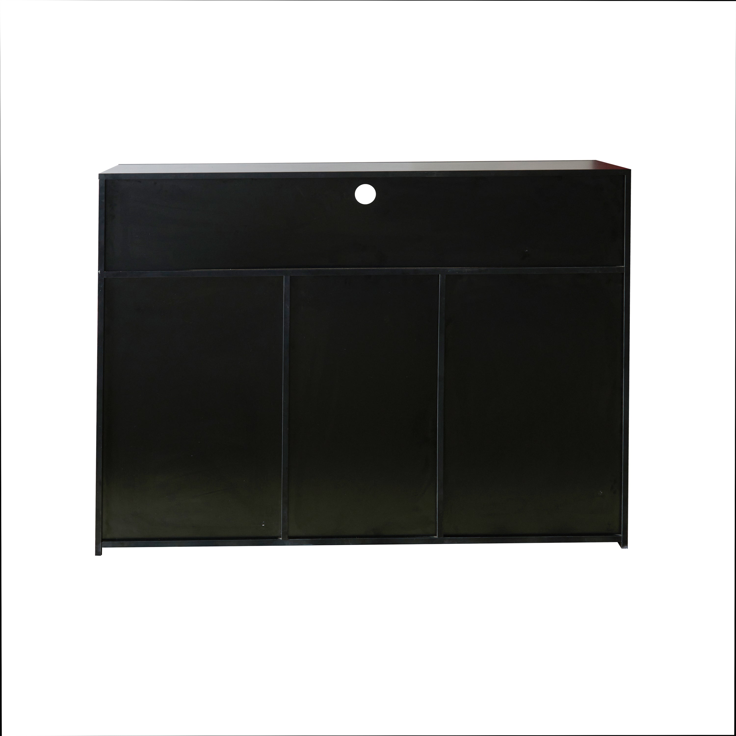 Locker High-gloss with LED Light (black)