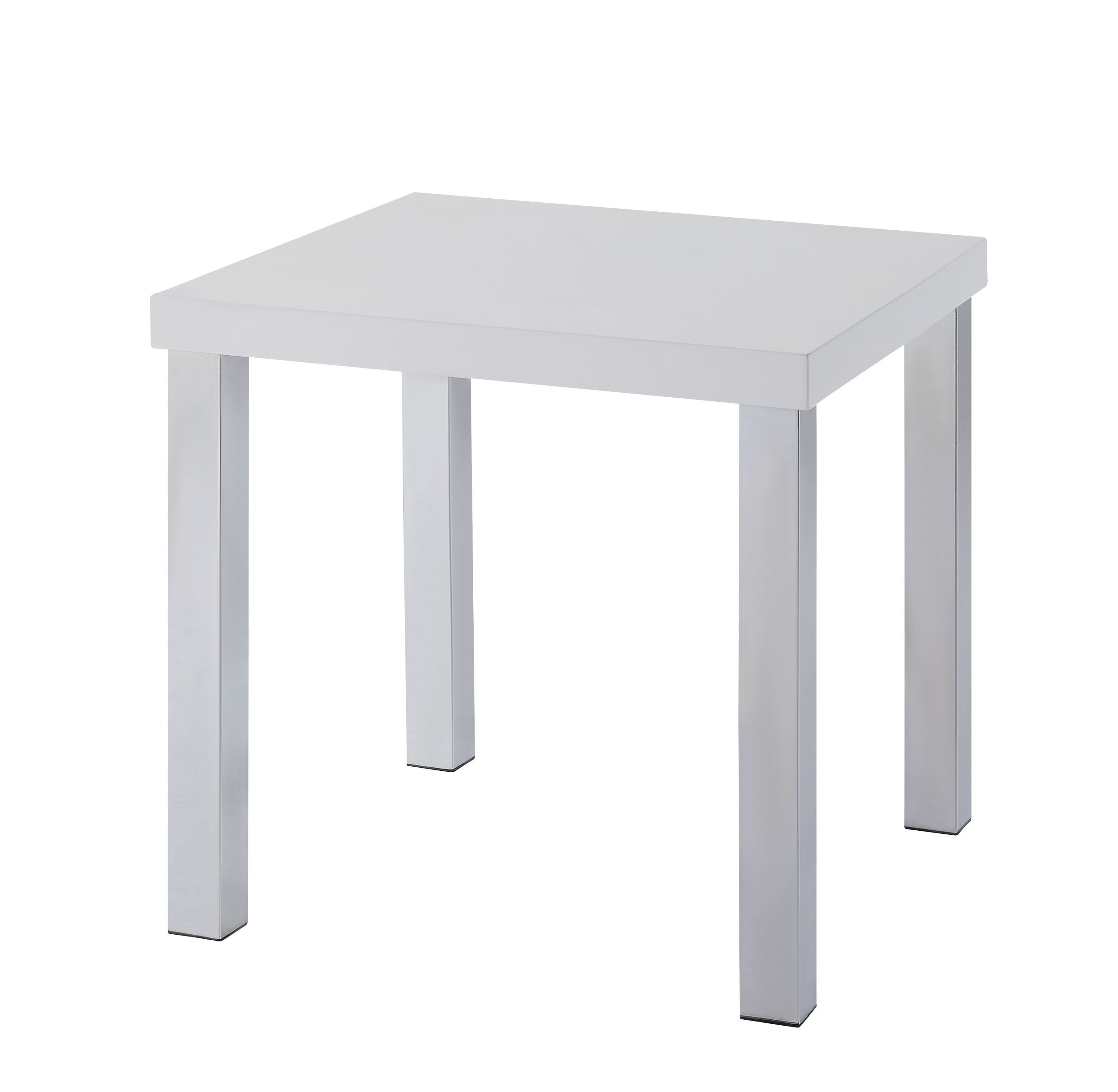 ACME Harta End Table (White High Gloss)